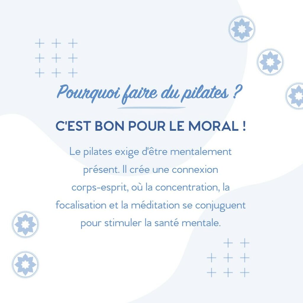 pilates bon pour le moral
